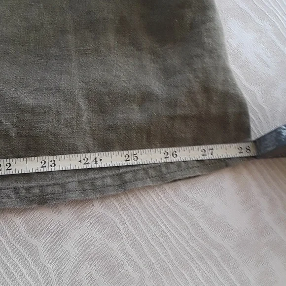 Artisan linen A-line skirt - Picture 8 of 11